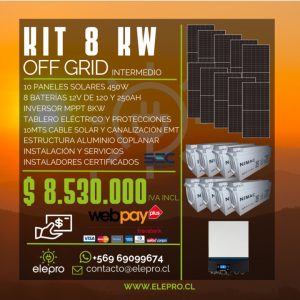 Kit 8000W Off Grid (Intermedio)