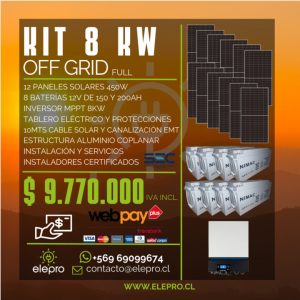 Kit 8000W Off Grid (Full)